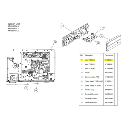 FUJITSU K9710995644 aka 9710995644 CONTROLLER PCB HY