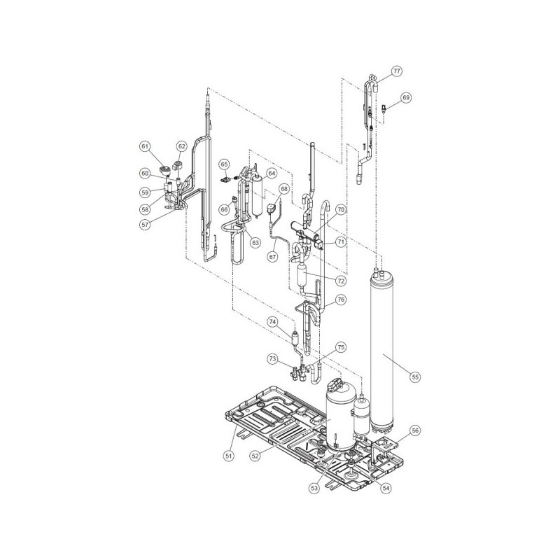 FUJITSU K9900170066 aka 9900170066 EXPANSION VALVE (EEV 1) HVAB