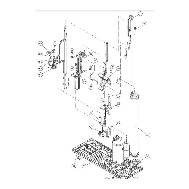 FUJITSU K9380631002 aka 9380631002 VALVE 3-WAY HVAB