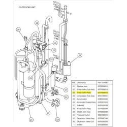 FUJITSU K9377959010 aka 9377959010 3-way Valve Assy