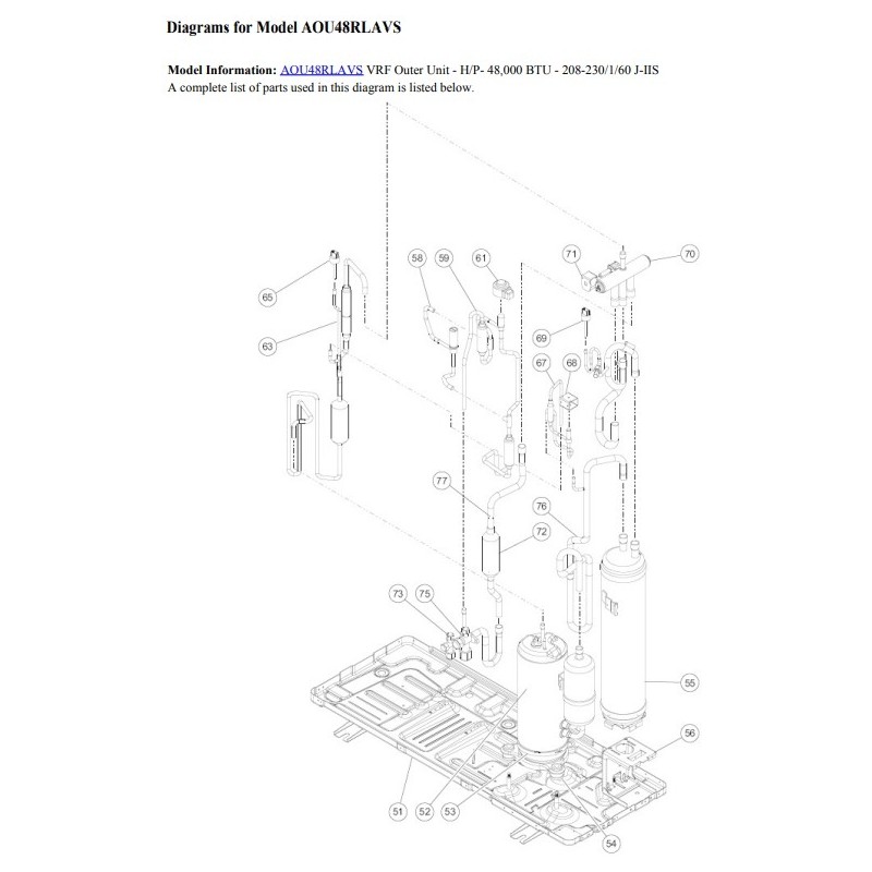 FUJITSU K9970161001 aka 9970161001 VALVE 4 WAY HVAB WSL SHF-20D-46-02
