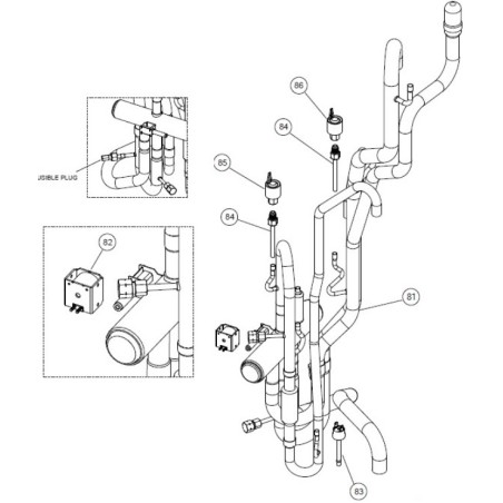 FUJITSU K9900505028 aka 9900505028 SENSOR HIGH-PRESSURE VII