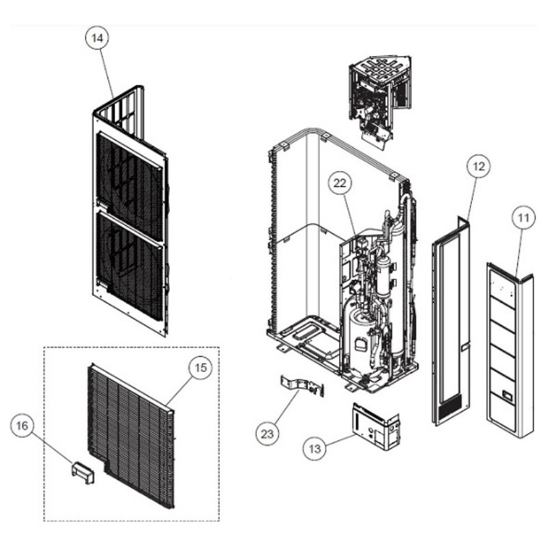 FUJITSU K9380571100 aka 9380571100 PANEL SERVICE SA VAB