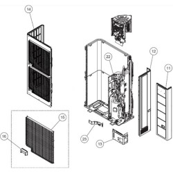 FUJITSU K9380570103 aka 9380570103 CABINET RIGHT SA VAB