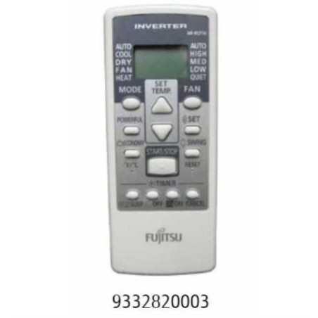 FUJITSU K9332820003 aka 9332820003 REMOTE CONTROL 9/12RL2