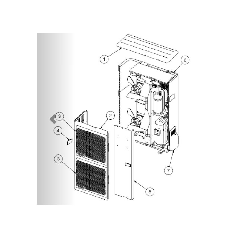 FUJITSU K9374094028 aka 9374094028 FRONT PANEL 42RLX DW