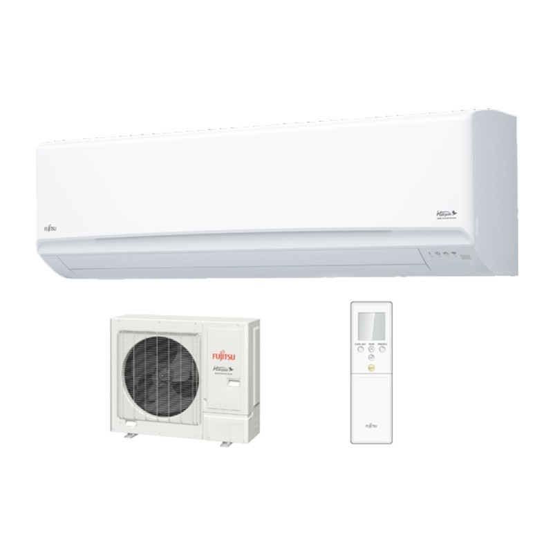 FUJITSU 24LMAS1 24,000 BTU 22.5 SEER Heat Pump & Air Conditioner Ductless Mini Split ASUH24LMAS / AOUH24LMAS1