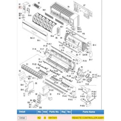 DAIKIN 1917411 REMOTE CONTROLLER ASSY.