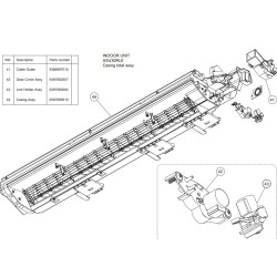 FUJITSU K9386997010 aka 9386997010 CABLE GUIDE HY ASU30RLE
