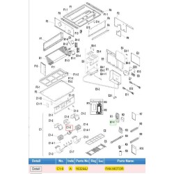 DAIKIN 163244J FAN MOTOR