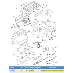 DAIKIN 1690862 PRINTED CIRCUIT ASS'Y (CONTROL)