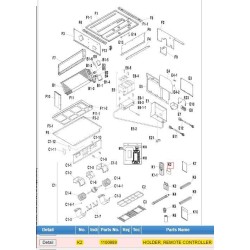 DAIKIN 1100989 HOLDER, REMOTE CONTROLLER