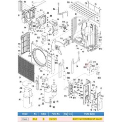 DAIKIN 138767J BODY/ MOTORIZED EXP. VALVE