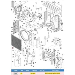DAIKIN 1976876 DISCHARGE GRILLE ASSY.