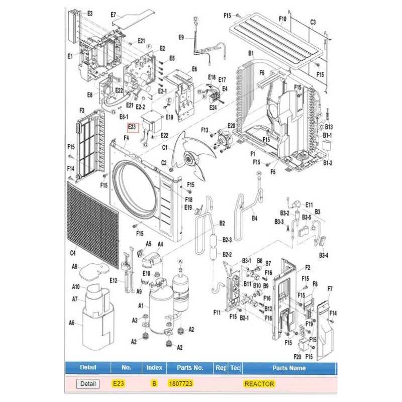DAIKIN 1807723 REACTOR