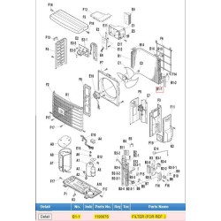 DAIKIN 1190076 FILTER (FOR REF .)
