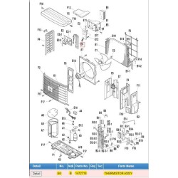 DAIKIN 1472716 THERMISTOR ASS'Y