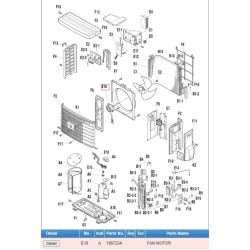 DAIKIN 1567234 FAN MOTOR