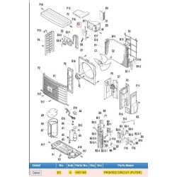 DAIKIN 1567195 PRINTED CIRCUIT (FILTER)