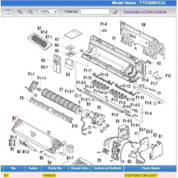 DAIKIN 1566635 EVAPORATOR ASSY.