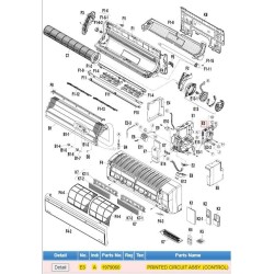DAIKIN 1979060 PRINTED CIRCUIT ASSY. (CONTROL)