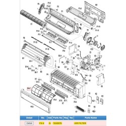 DAIKIN 1840876 AIR FILTER