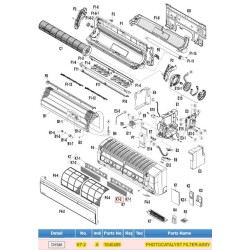 DAIKIN 1840489 PHOTOCATALYST FILTER ASSY.