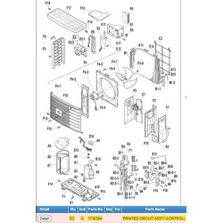 DAIKIN 1738384 PRINTED CIRCUIT ASS'Y (CONTROL)