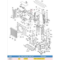 DAIKIN 139736J WIRE HARNESS ASS'Y