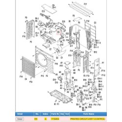 DAIKIN 1738454 PRINTED CIRCUIT ASS'Y (CONTROL)
