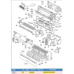 DAIKIN 4001038 EVAPORATOR ASSY.