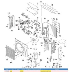 DAIKIN 1819182 INSULATION SHEET