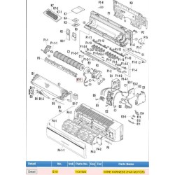DAIKIN 113150J WIRE HARNESS (FAN MOTOR)