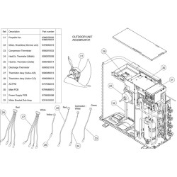 FUJITSU K9709680810 aka 9709680810 INVERTER CONTROL 36RLXFZ1
