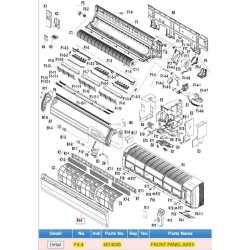 DAIKIN 4014039 FRONT PANEL ASSY.