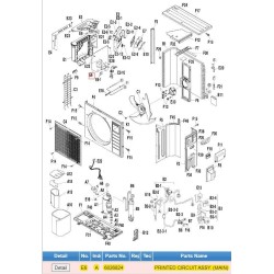 DAIKIN 6026824 PRINTED CIRCUIT ASSY. (MAIN)
