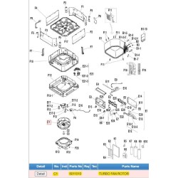 DAIKIN 5011010 TURBO FAN ROTOR