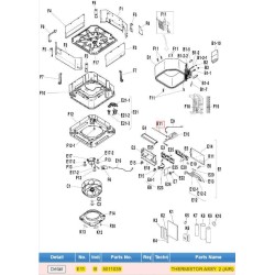 DAIKIN 5011039 THERMISTOR ASSY. 2 (AIR)