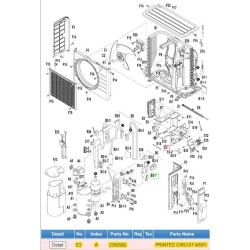 DAIKIN 2395982 PRINTED CIRCUIT ASSY.