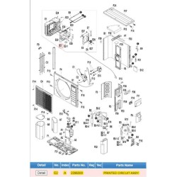 DAIKIN 2396000 PRINTED CIRCUIT ASSY.