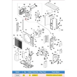 DAIKIN 2396017 PRINTED CIRCUIT ASSY.
