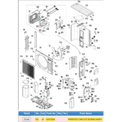 DAIKIN 2437026 PRINTED CIRCUIT BOARD ASSY.
