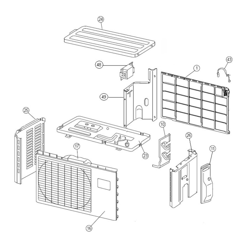 FUJITSU K9900343019 aka 9900343019 CHOKE COIL RACi