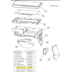 FUJITSU K9900038045 aka 9900038045 THERMISTOR DISCHARGE 24CL1