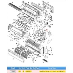 DAIKIN 4009542 PRINTED CIRCUIT ASSY. (CONTROL)