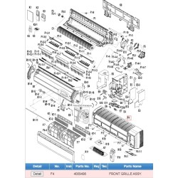 DAIKIN 4009498 FRONT GRILLE ASSY.