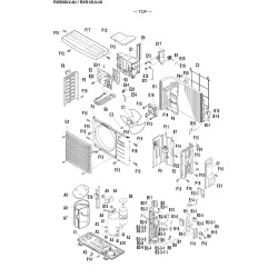 DAIKIN 4001047 DISCH. GRILLE ASSY.
