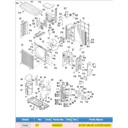 DAIKIN 4007375 STOP VALVE COVER ASSY.