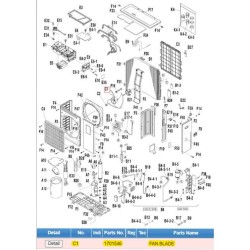 DAIKIN 1701546 FAN BLADE