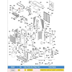DAIKIN 4009630 PRINTED CIRCUIT ASSY. (CONTROL)